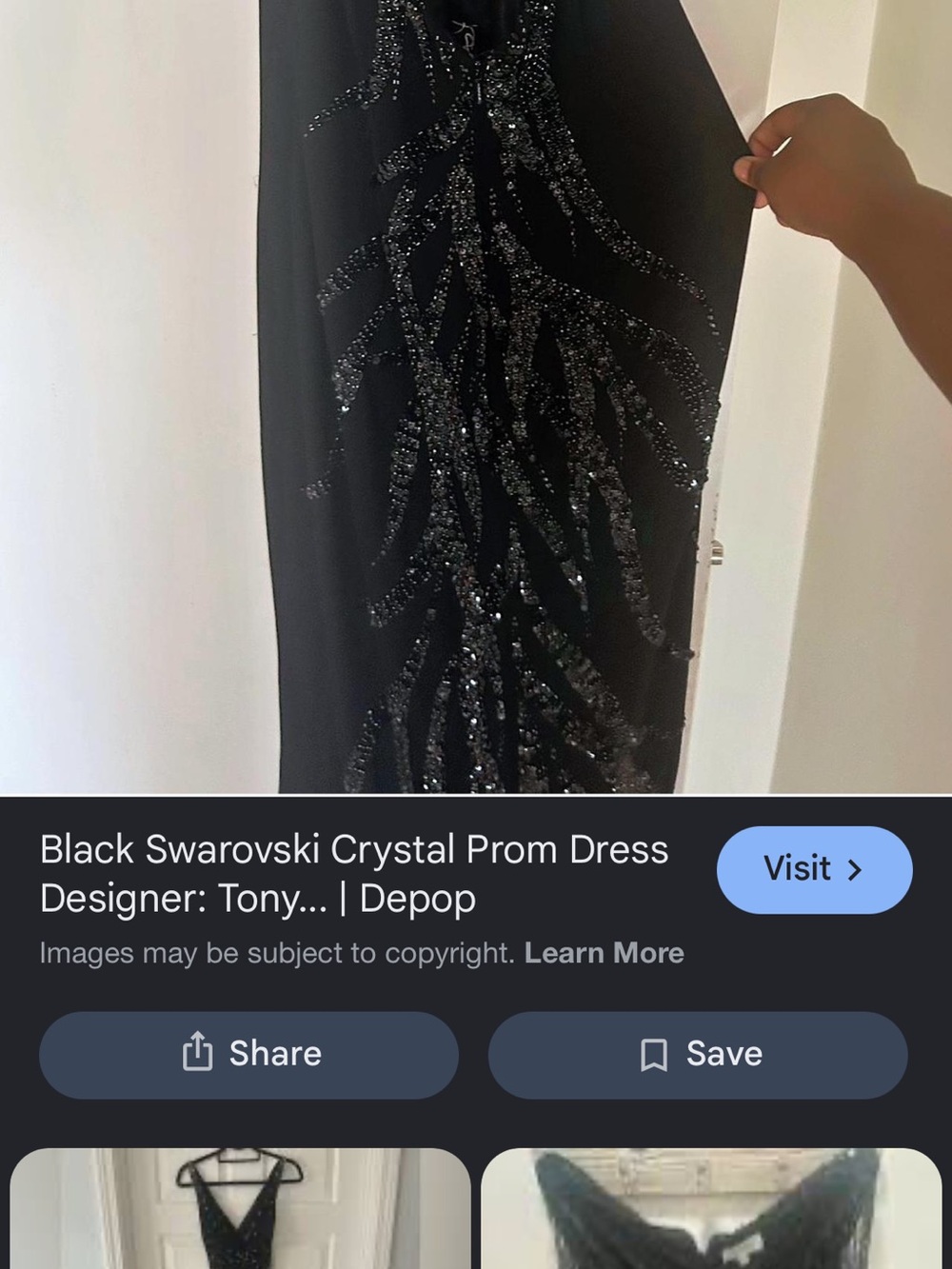 Jovani Black Evening Gown - Picture 8 of 8
